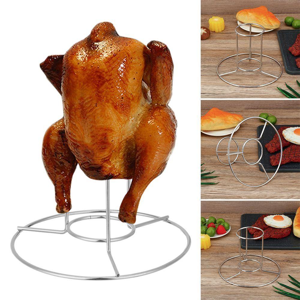 Solighter Beer Can Tempat Ayam Camping BBQ Oven Chicken Roaster Rack