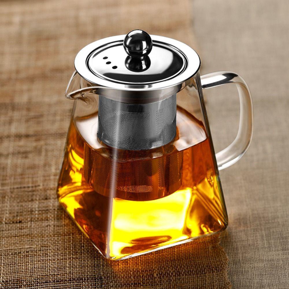 Top 750ML Teko Kaca Kapasitas Tinggi Seluruh Keluarga Aksesoris Dapur Travel Cooker Portable Teapot