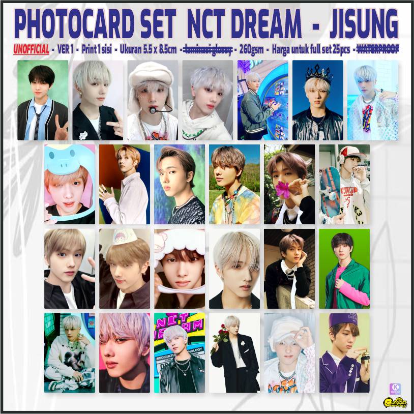 Photocard kpop isi 25 pcs NCT BTS SELCA