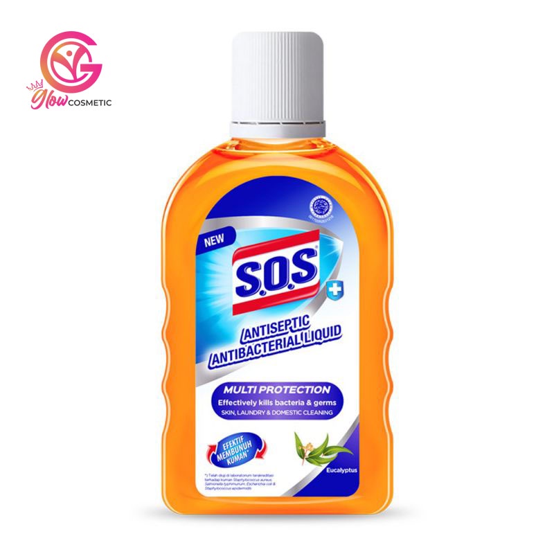 SOS ANTISEPTIC ANTIBACTERIAL LIQUID 250ML