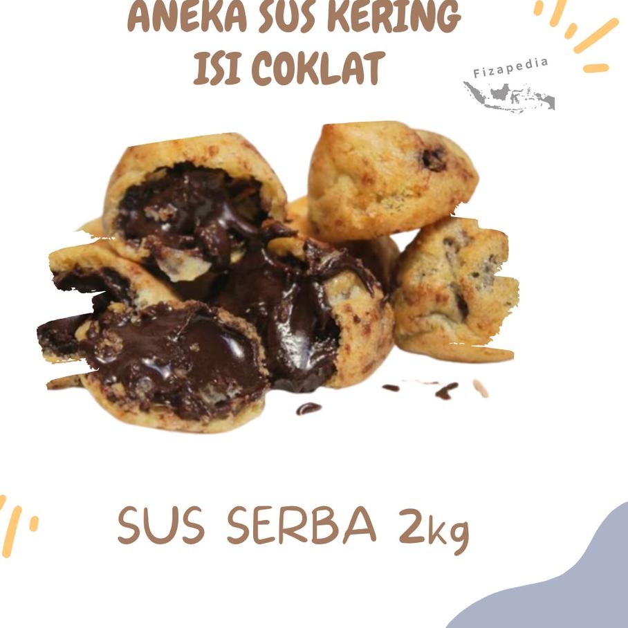 

WOW MURAH Kue Sus Kering Isi Coklat 2kg Murah!!