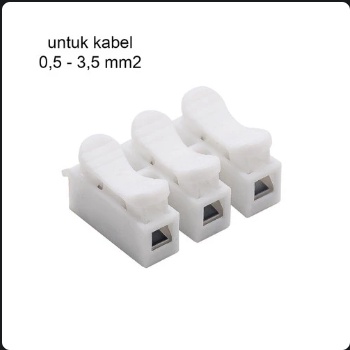 Quick Connect Terminal Connector Sambungan Kabel Listrik 2 PIN/3 PIN Jepit CH2/CH3 (alat listrik)