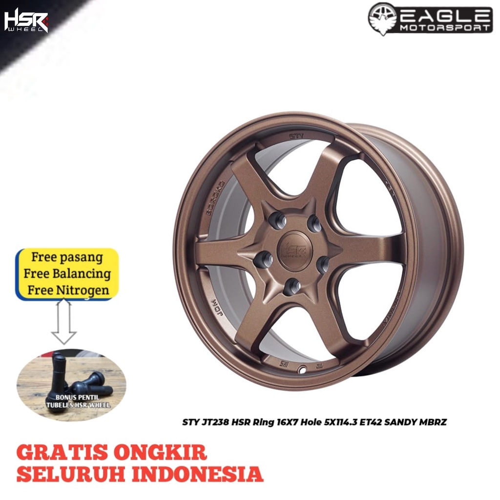 VELG MOBIL R16 RING 16 JDM HSR STY VELG ERTIGA INNOVA CAMRY CIVIC