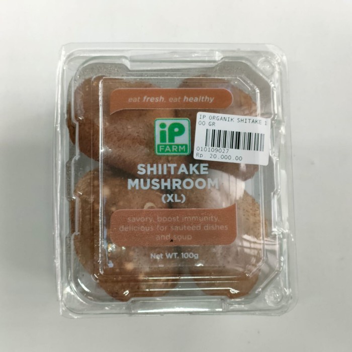 

IP Organik Jamur Shitake / Fresh Mushroom Hioko 100 Gr