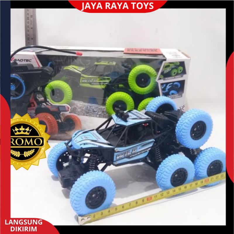 MAINAN MOBIL REMOT CONTROL 4WD 8 RODA SKALA 1:18 MOTION RC CAR CLIMBING CAR BATERAI CAS TERBARU