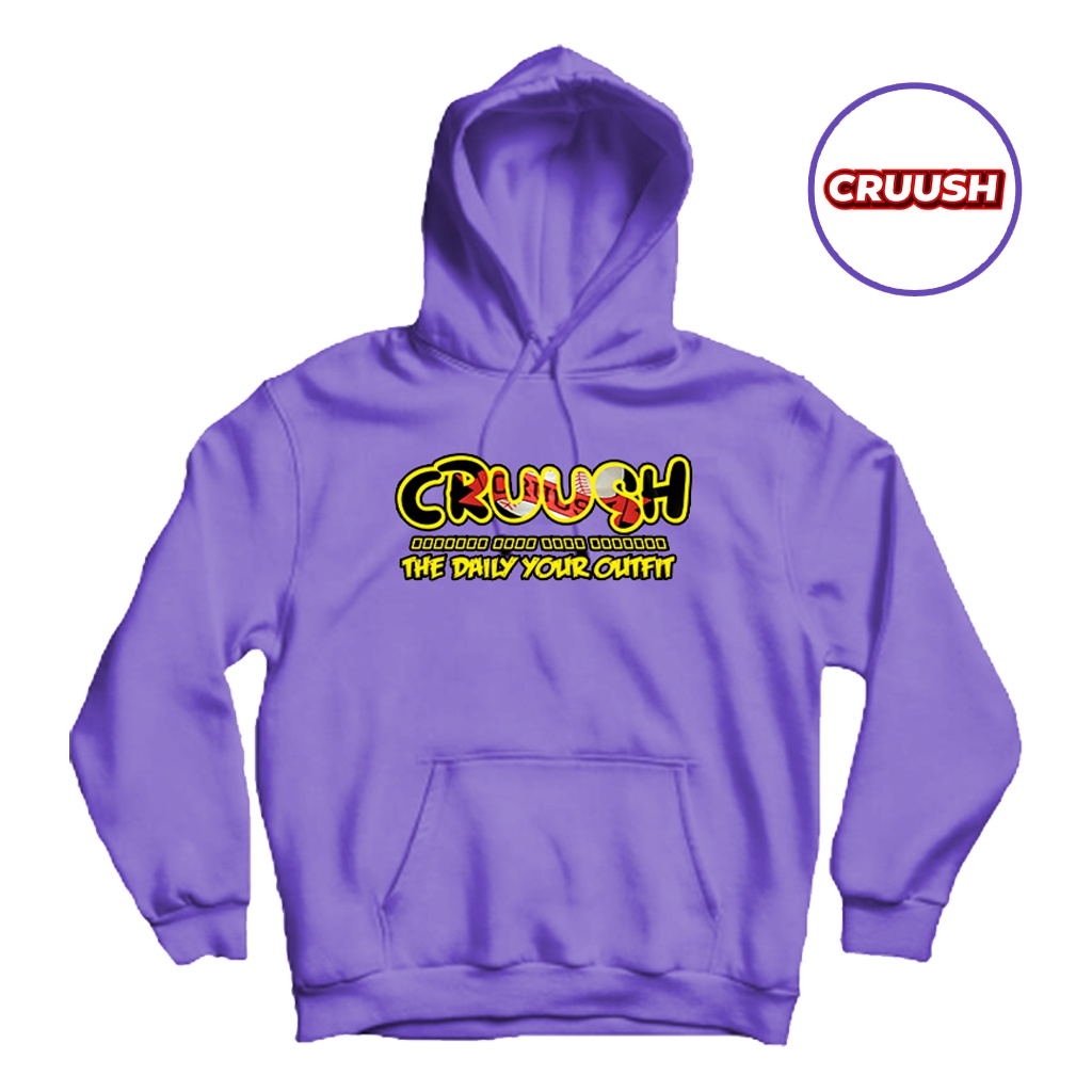 CRUUSH - Jaket Hoodie Cruush Abbu Premium Unisex - Sweater Hoodie Cruush Pria Wanita Bahan Fleece Tebal