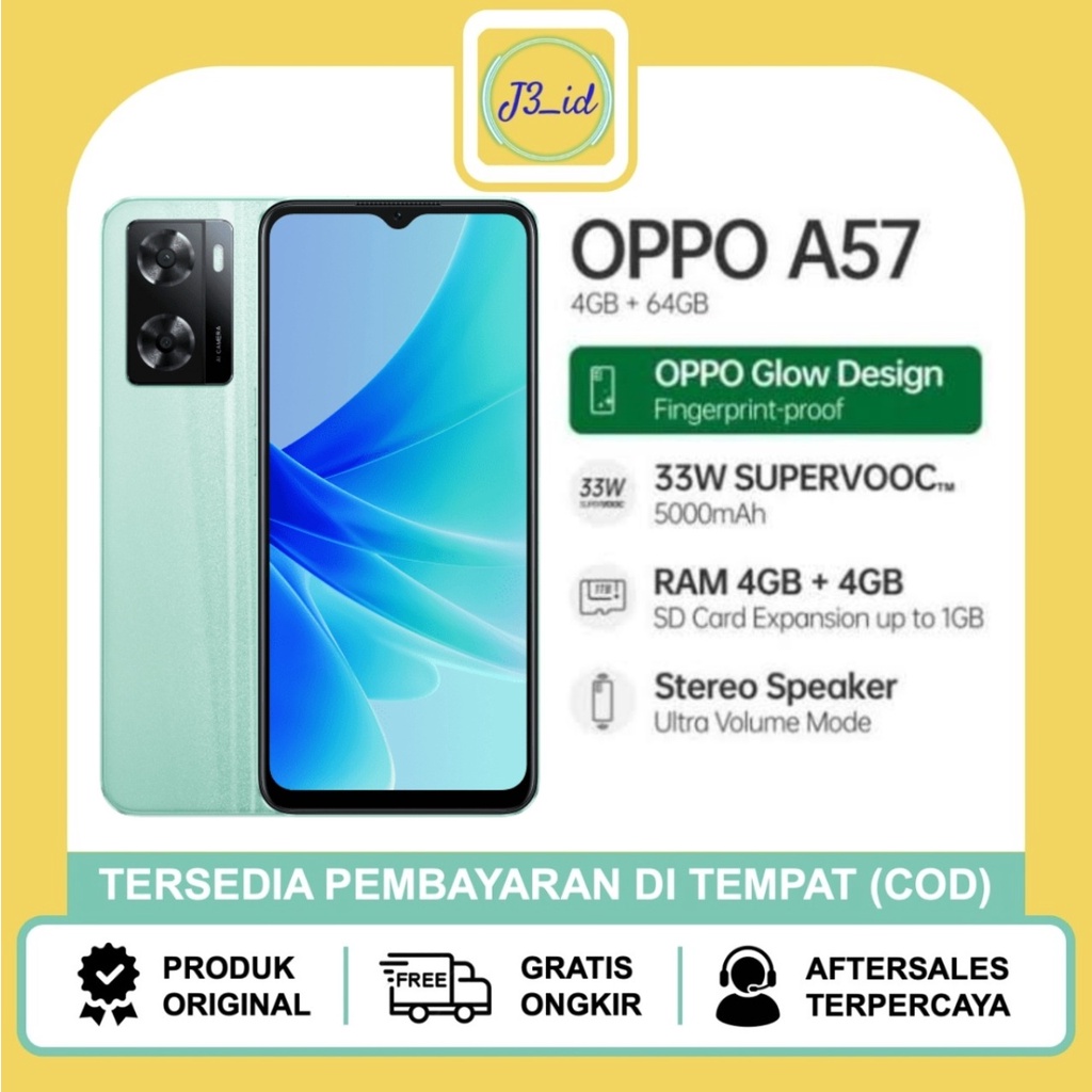 OPPO A54 6/128 &amp; OPPO A57 4/64 &amp; 4/128 NEW GRS RESMI OPPO