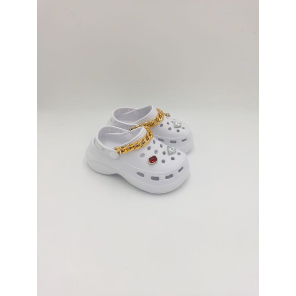 Crocs Classic Bae Rantai Kids / Sandal Anak Crocs Classic Rantai