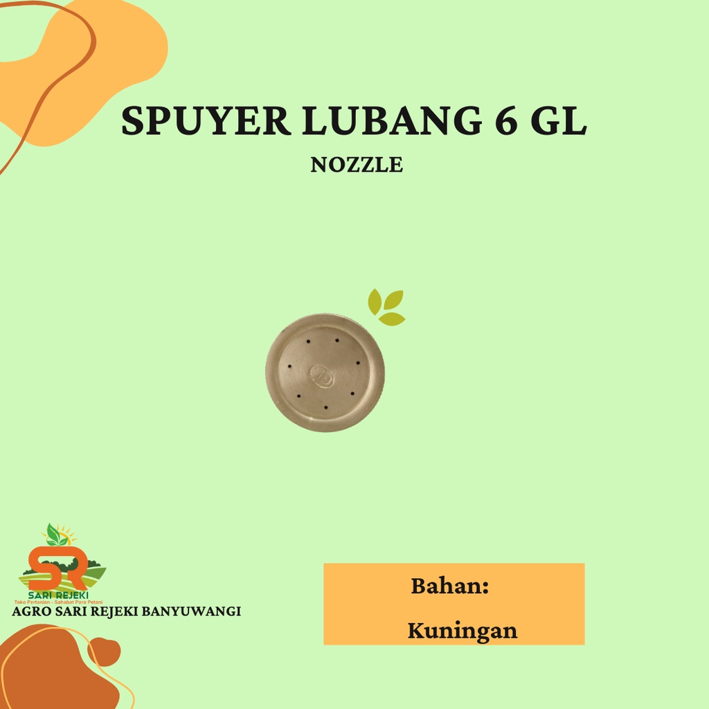 NOZZLE SPUYER LUBANG 7 GL