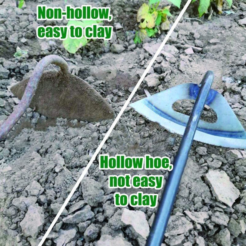 Steel Hardened Hollow Hoe Cangkul Rumput / Gulma Terbaik Import USA BQ