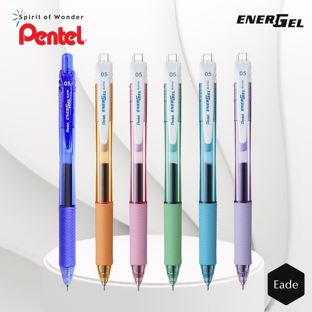 

Pulpen / Ballpoint Pentel Energel 0.5 BLN 105 Tinta Biru / Blue Ink