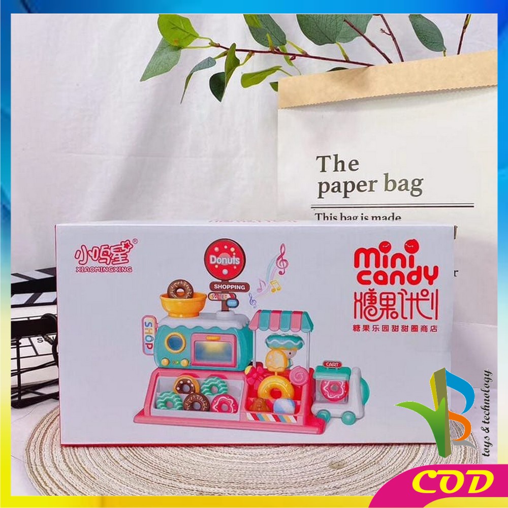 RB-M29 Kado Ulang Tahun / Mainan Edukasi Anak Toko Donat 999-82 / Jualan Roti Donut Hadiah Ultah