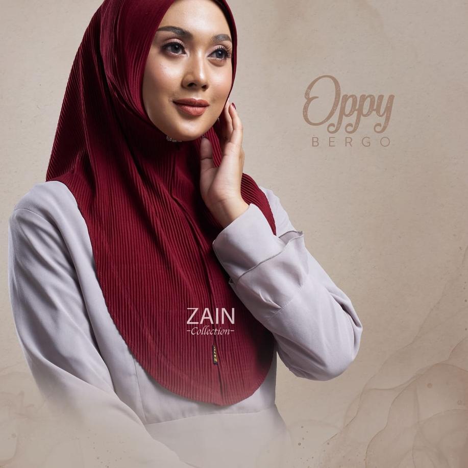 Terjamin TERBARU HIJAB INSTAN SIMPLE OPPY PLISKET ORIGINAL ZAIN COLLECTION