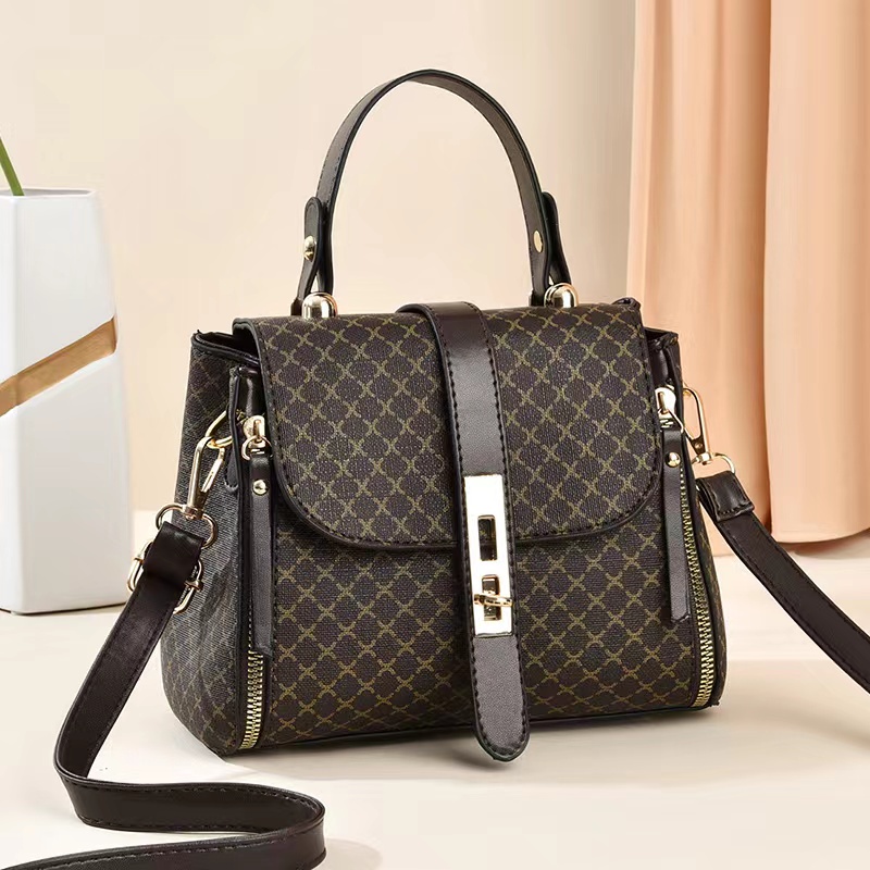 JK 995 1KG MUAT 2PCS TAS HAND BAG KECIL WANITA FASHION IMPORT SELEMPANG MOTIF ELEGAN E5338 C8870 P9062 PU C05-1