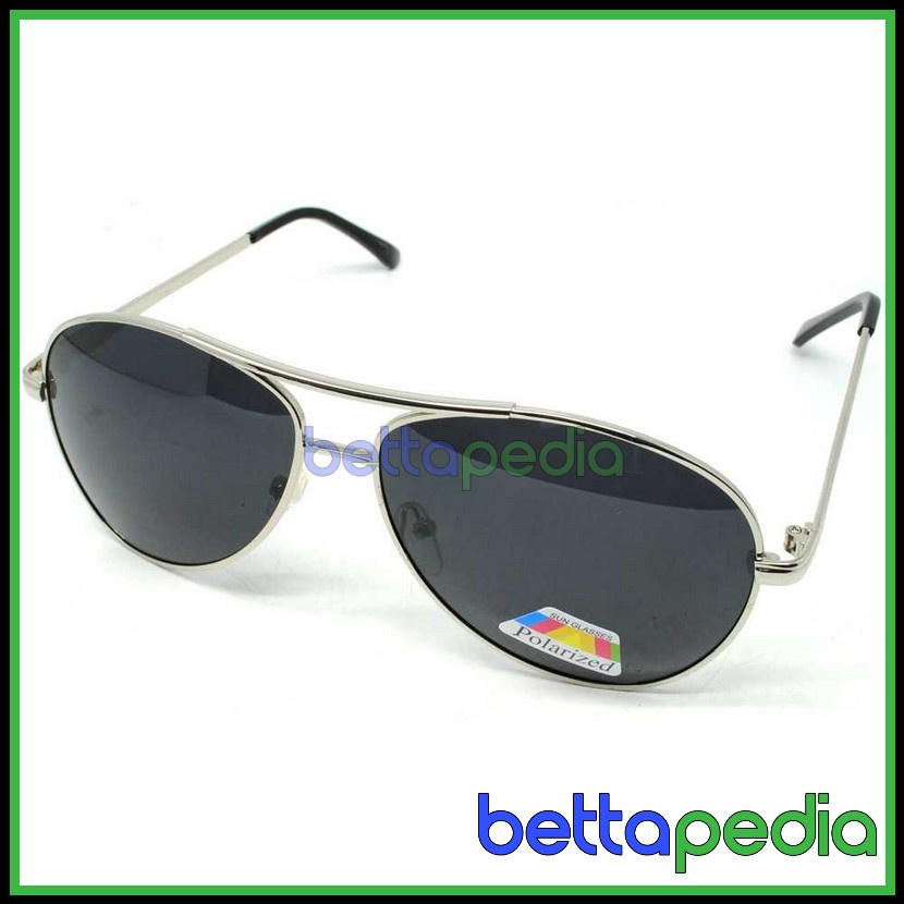 Aoron Kacamata Hitam Polarized - RB2132
