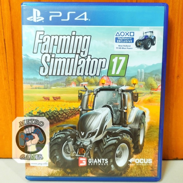 Farming Simulator PS4 Kaset Farming Simulator 17 PS4 Playstation 4 5 PS CD BD Game Games Simulator Truck Farm Kebun 18 19 20 21 22 Original sony asli ori euro truck bus driver driving car truk bis petualangan anak gim berkebun harvest moon Harvestmoon