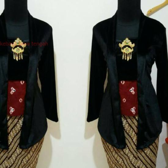 Jual Kebaya Wanita Flash Sale Kebaya Kutubaru Klasik Bludru Angkin