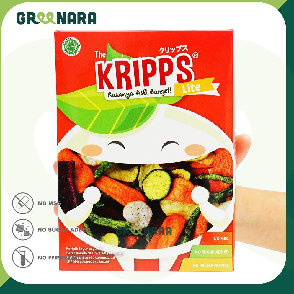 

(PROMO NZY54) The Kripps Lite 60gr / Keripik Buah Sayur / Vegan ✤