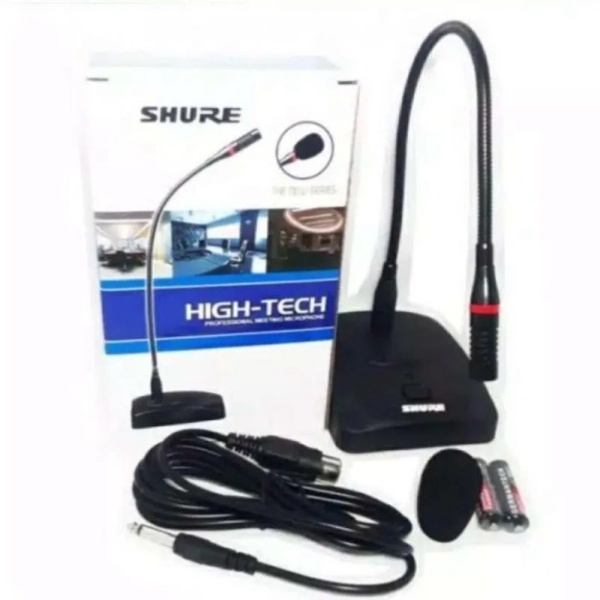 Dijual MIC MEJA SHURE MIC PODIUM MICROPHONE MIMBAR SHURE MIC RAPAT Murah