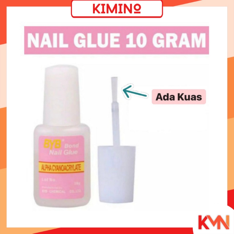 KMN GROSIR Lem Kuku Cair 10gr Lem Kuku Palsu Fake Nails Art Glue Manicure GROSIR