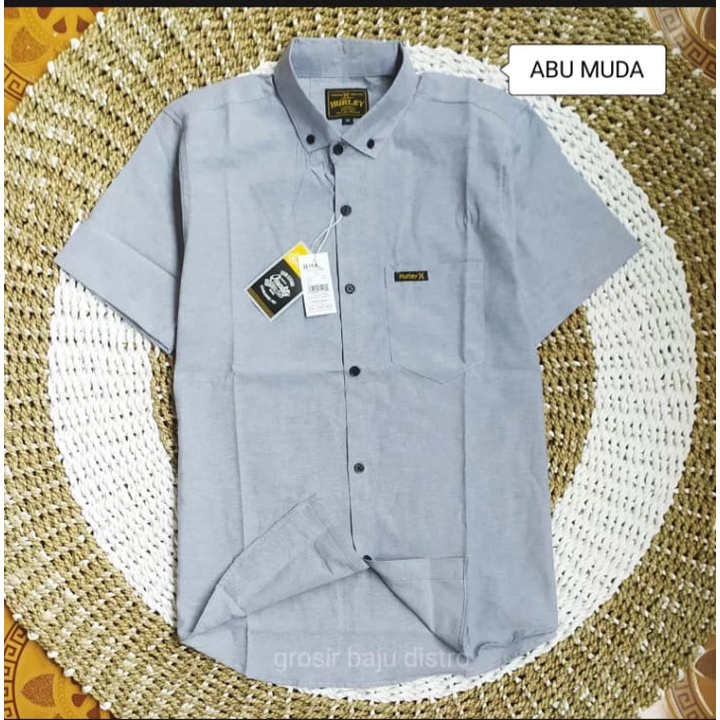 KEMEJA LENGAN PENDEK PRIA DEWASA KUALITAS PREMIUM