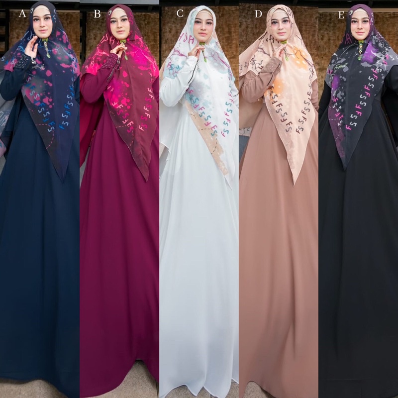 Ameena Series Syari Hitam Umroh Haji by Rayhan Rayhanco Farfadh