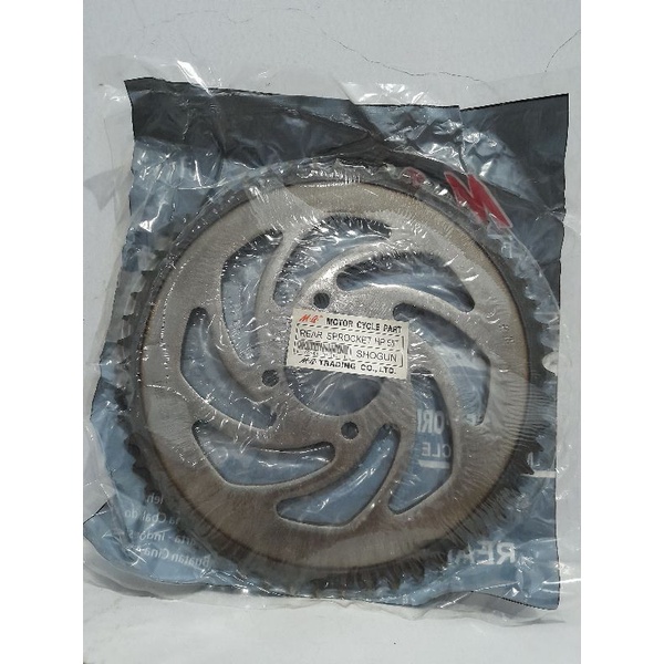 GIR GEAR BELAKANG SUZUKI SHOGUN SMASH SATRIA 428 55T HITAM BAKAR MB