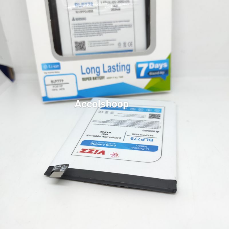 Baterai Batre Vizz Oppo A92S BLP779 ORIGINAL Vizz