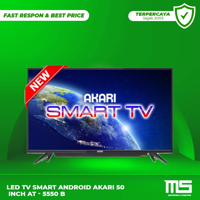 LED TV SMART ANDROID AKARI 50 INCH AT - 5550 B