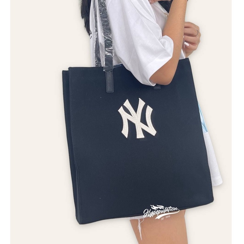MLB NY Logo Black Tote Bag ORIGINAL