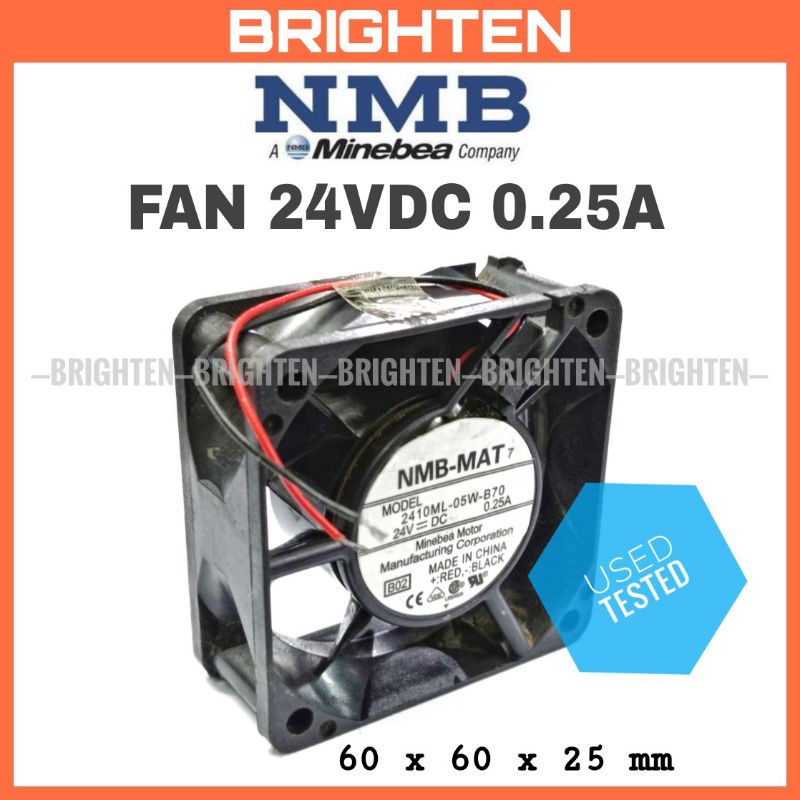 NMB Fan Kipas 24V DC 0.25A 6cm Second