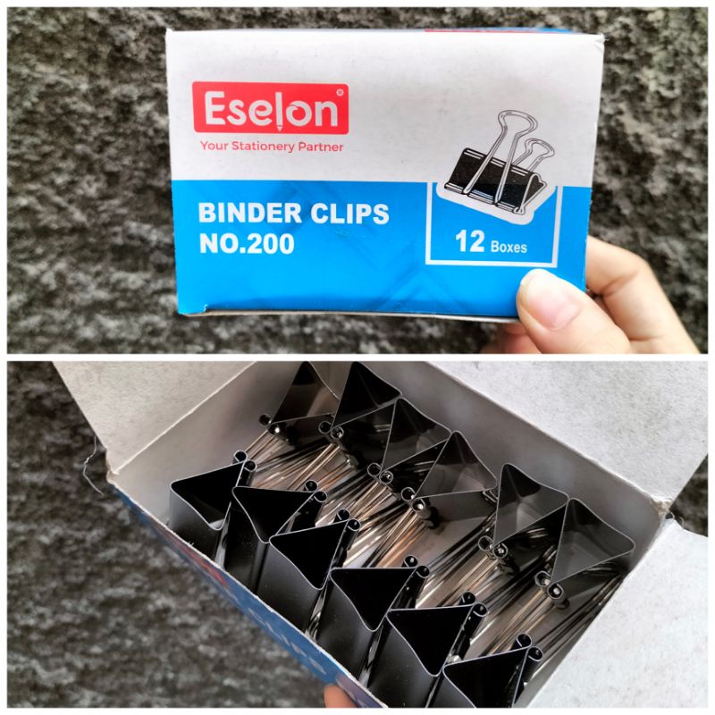 [LUSIN/12PCS] Binder clips/ penjepit kertas 260