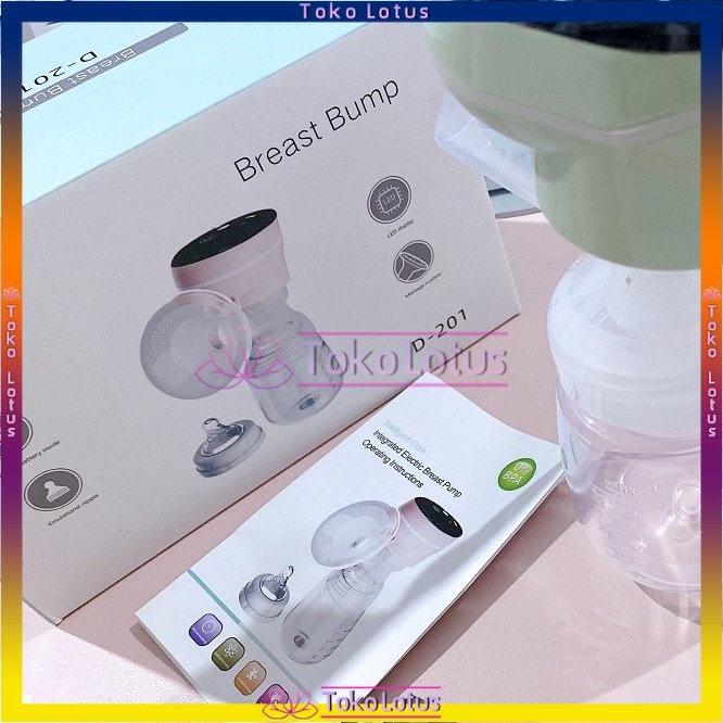 Pompa Asi Allin1 Handsfree  Elektrik Dengan Dot Nipple Kualitas terpercaya Breast Pump Allin1 Pompa Nyaman