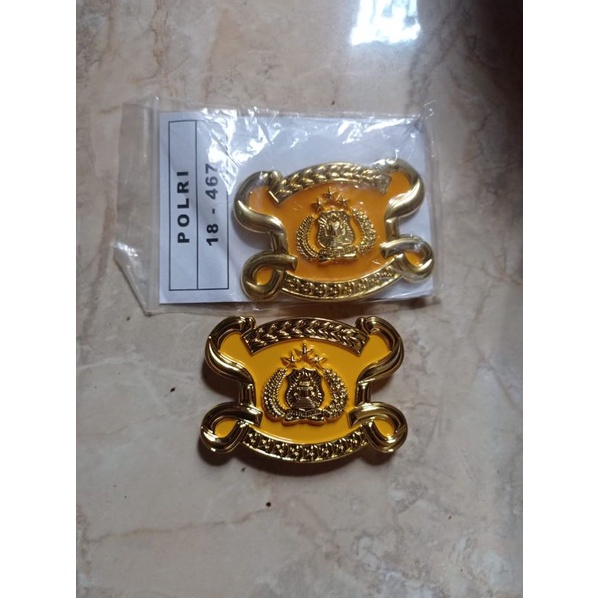 Emblem dan baret sabhara / samapta polri