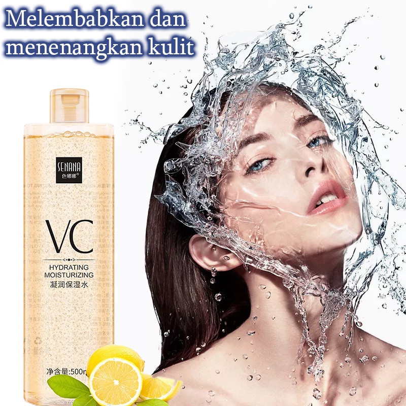 Toner wajah Pelembab wajah Perawatan wajah 500ml FACE TONER WAJAH Mencegah kekeringan dan pengelupasan MENCERAHKAN MENYEGARKAN MERAWAT KULIT BER JERAWAT MENYAMARKAN FLEK HITAM