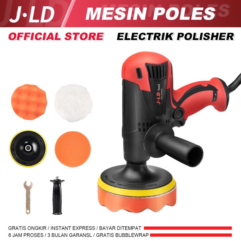 Mesin poles 5 inch polisher poles mobil fulset merk JLD