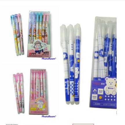 PULPEN GEL BISA DIHAPUS / ERASABLE GEL PEN FANCY TINTA BIRU ISI 1 PULPEN