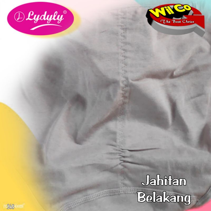 K360 - (Harga Per 1 Potong) CELANA DALAM WANITA PAKAIAN WANITA PAKAIAN DALAM LYDYLY SIZE M - XL MULTYCOLLOR