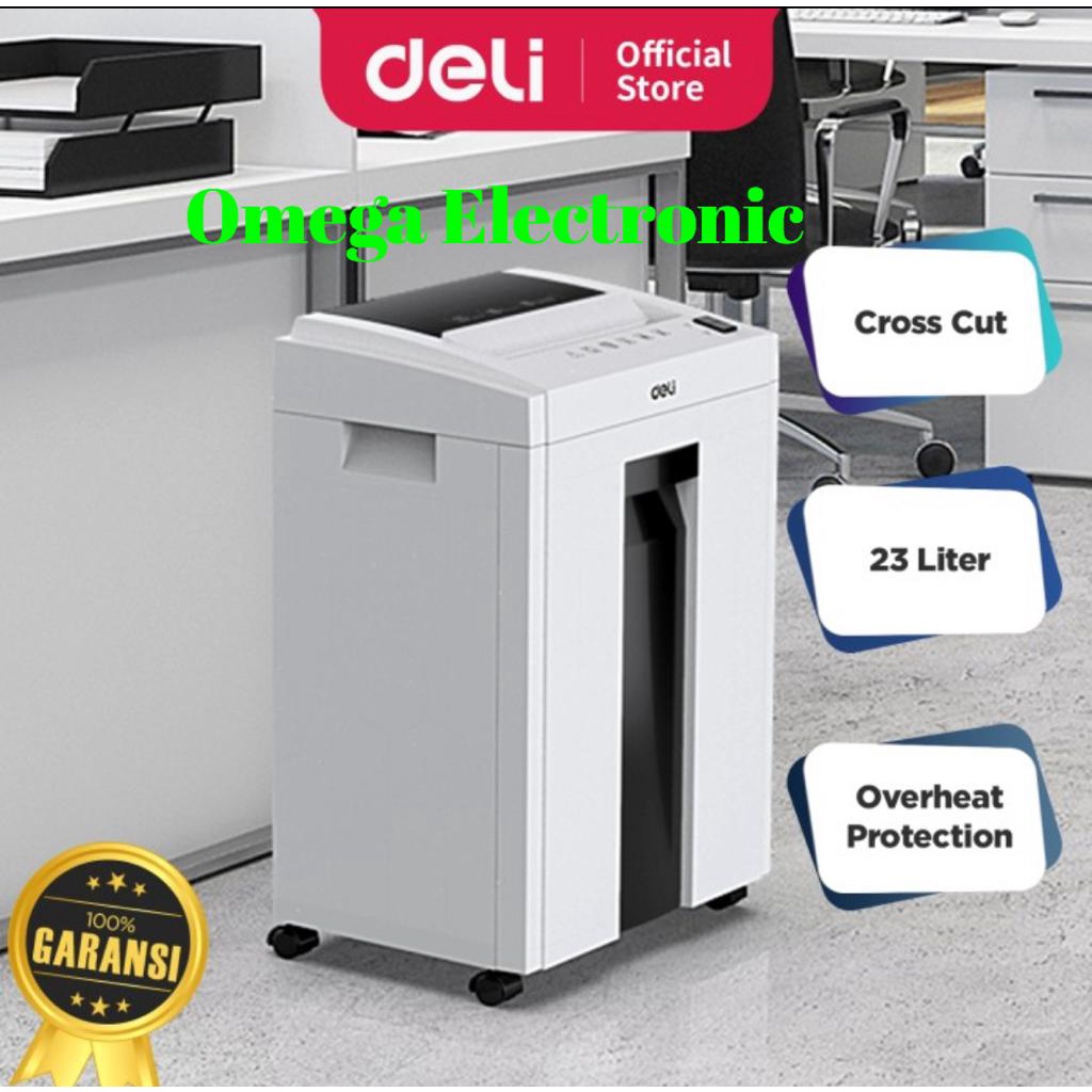 Deli E9952 Paper Shredder Mesin Penghancur Kertas Berkas E 9952