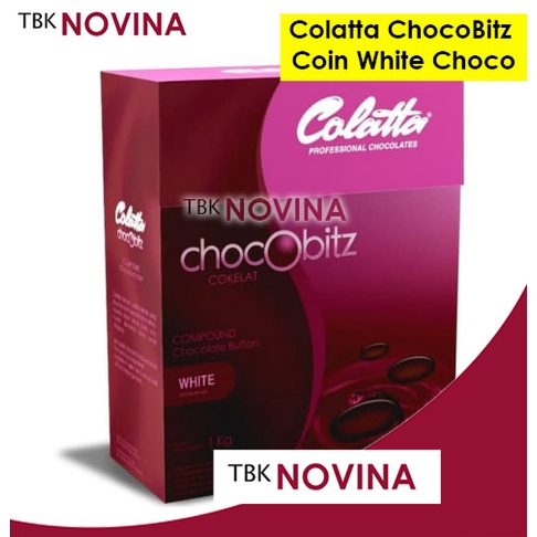 COLATTA DARK COMPOUND COIN 1 KG Chocobitz Chocolate Coklat Cokelat Hitam Bulat KOIN