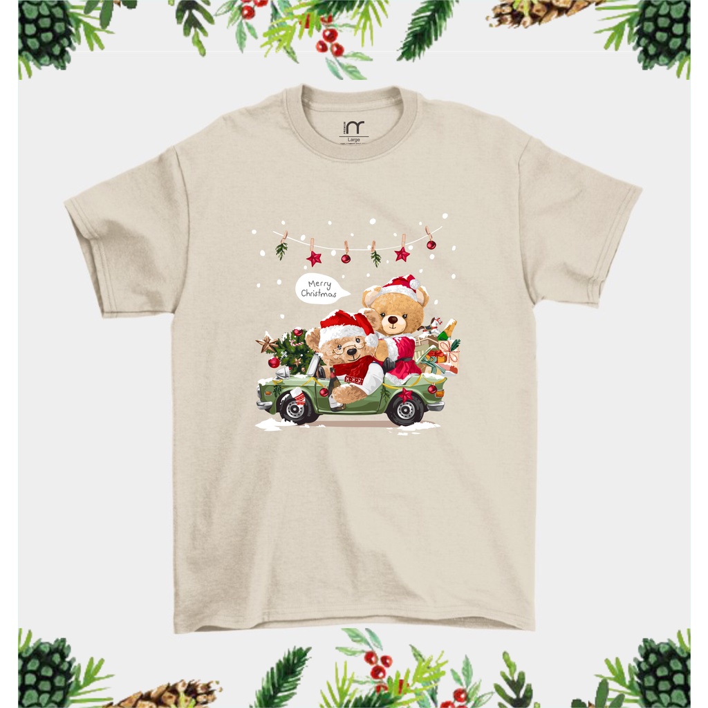 Kaos Bear natal/kaos natal/kaos/kaos couple