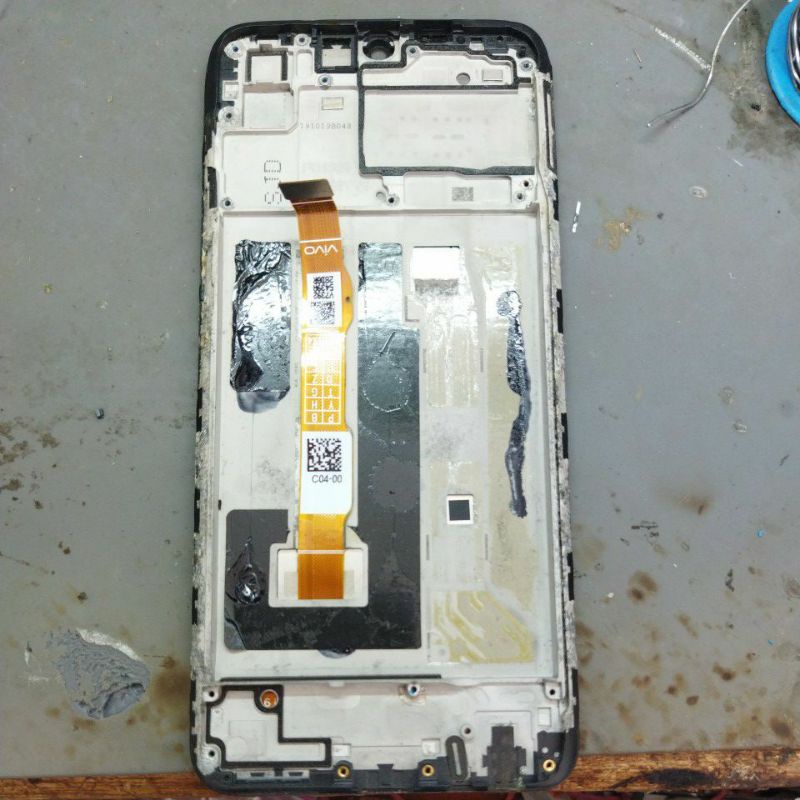 Lcd vivo y19 Fullset original 100% copotan bekas