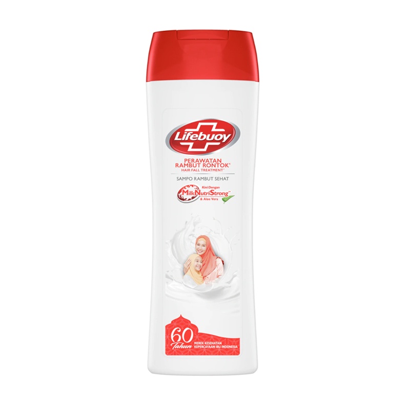 Merah - Lifebuoy Shampoo Rambut Rontok 70ml