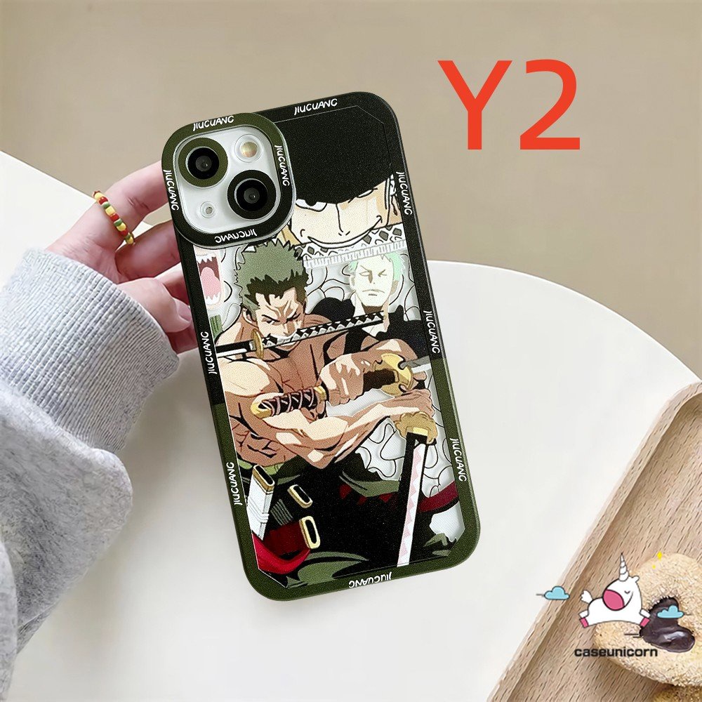 Kartun One Piece Luffy Zoro Soft Case Vivo Y35 Y02 Y02s Y15 Y20 V25E Y11 Y15s Y22 Y16 Y21 Y12s Y33S V21 Y31 Y12 Y01 Y21S Y51 Y91C Y30 Y91 Y1S Y12i Y17 Y51A V23E Y15A Y50 V23 Y53S