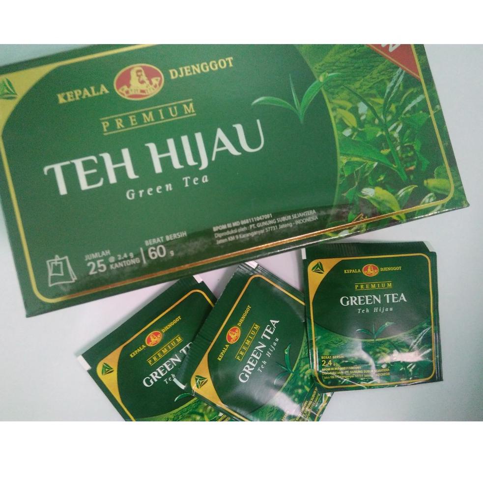 

↣ KEPALA DJENGGOT TEH HIJAU CELUP 25'S 60GR ㅅ