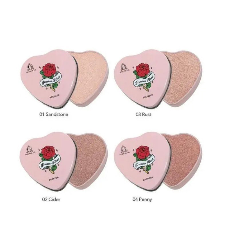 Madame Gie Precious Heart Contour All Series Highlighter and bronzer