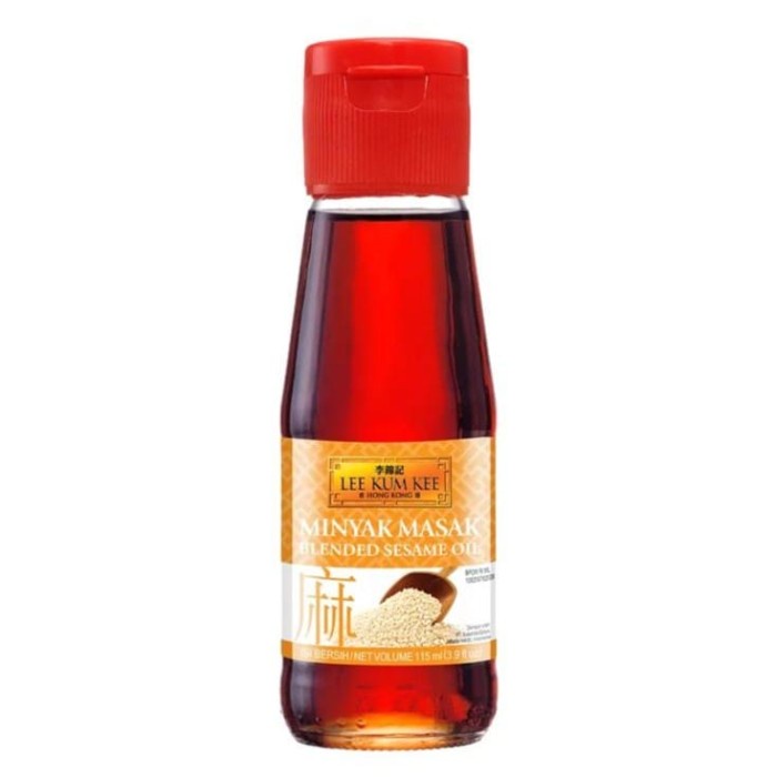 

NEW LEE KUM KEE MINYAK WIJEN MASAK 115 ML BLENDED SESAME OIL HALAL