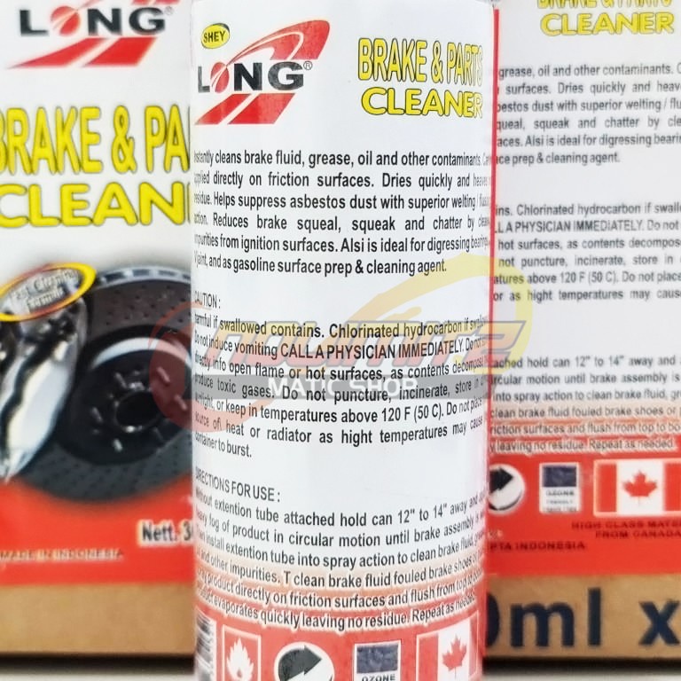 Brake Cleaner Long Spray Cairan Pembersih Disc Brake Piringan Cakram