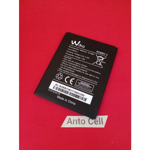 Baterai Wiko Robby 2 model 3921 batre hp Wiko Roby 2 battery hp