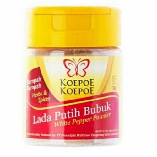 

Koepoe-Koepoe Lada Putih Bubuk 38 gr